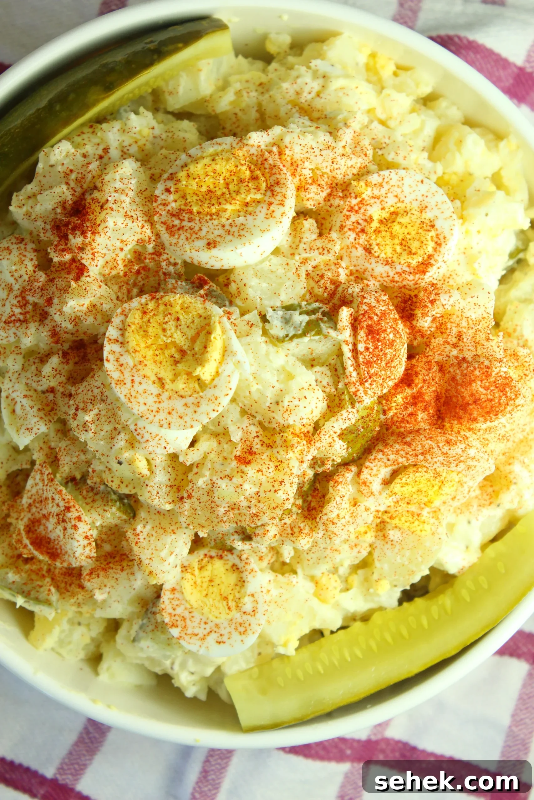 Tangy Dill Pickle Potato and Egg Salad 6 Serving suggestion